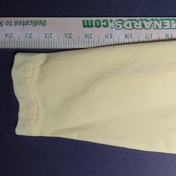 Koret Womens Yellow Long Sleeve Button Up Cotton Blouse Size 14 - Picture 6 of 13